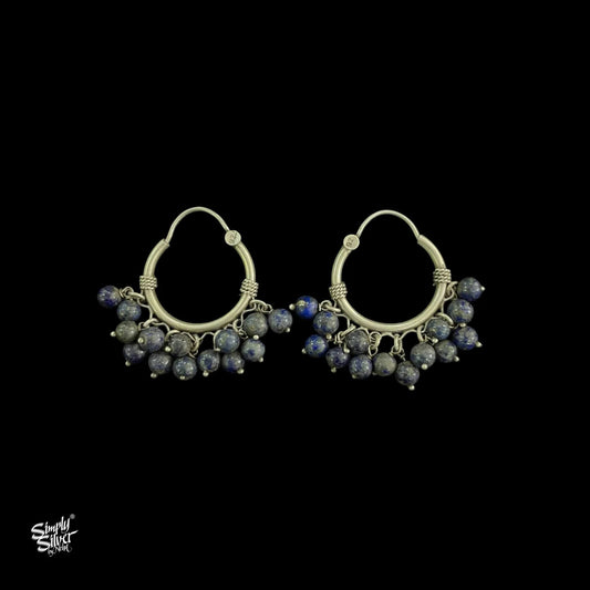 Silver Bali with Blue Stone - MH5952