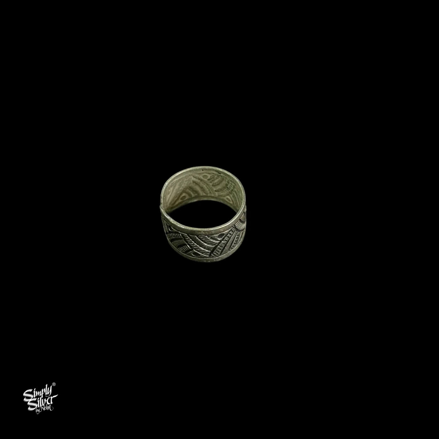 Silver Designer Floral Ring-1