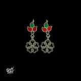 Multi-Color-Glass-with-Silver-Jaali-Flower-MH5993-1