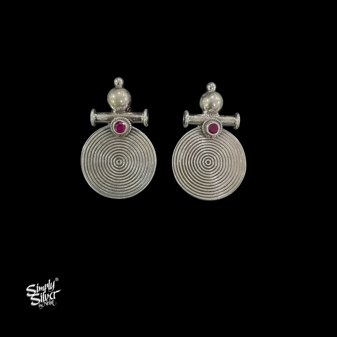 Silver-Pink-Stone-with-Round-Studs-MH5999-1