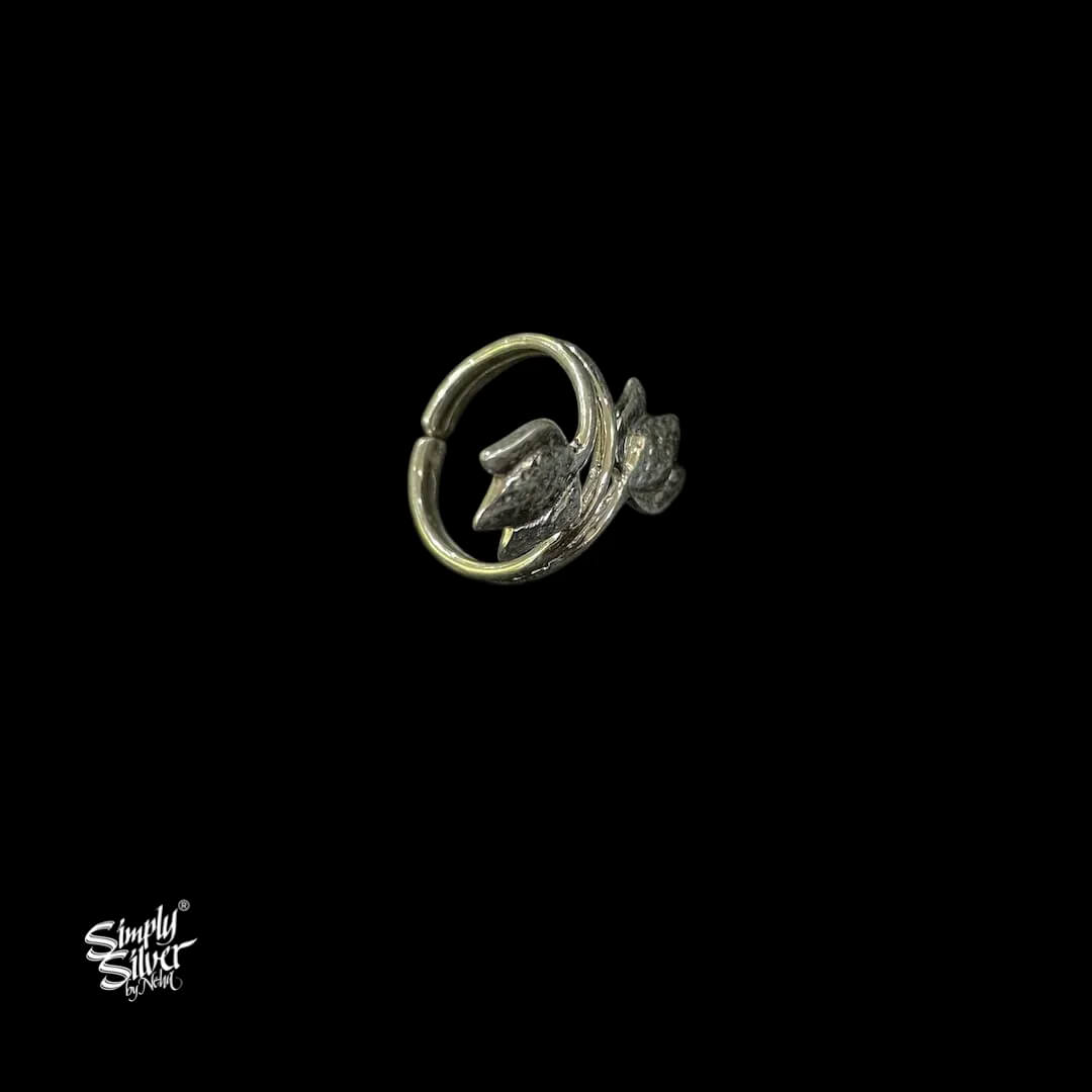 Silver-Designer-2-Flower-Ring-MH6002-2