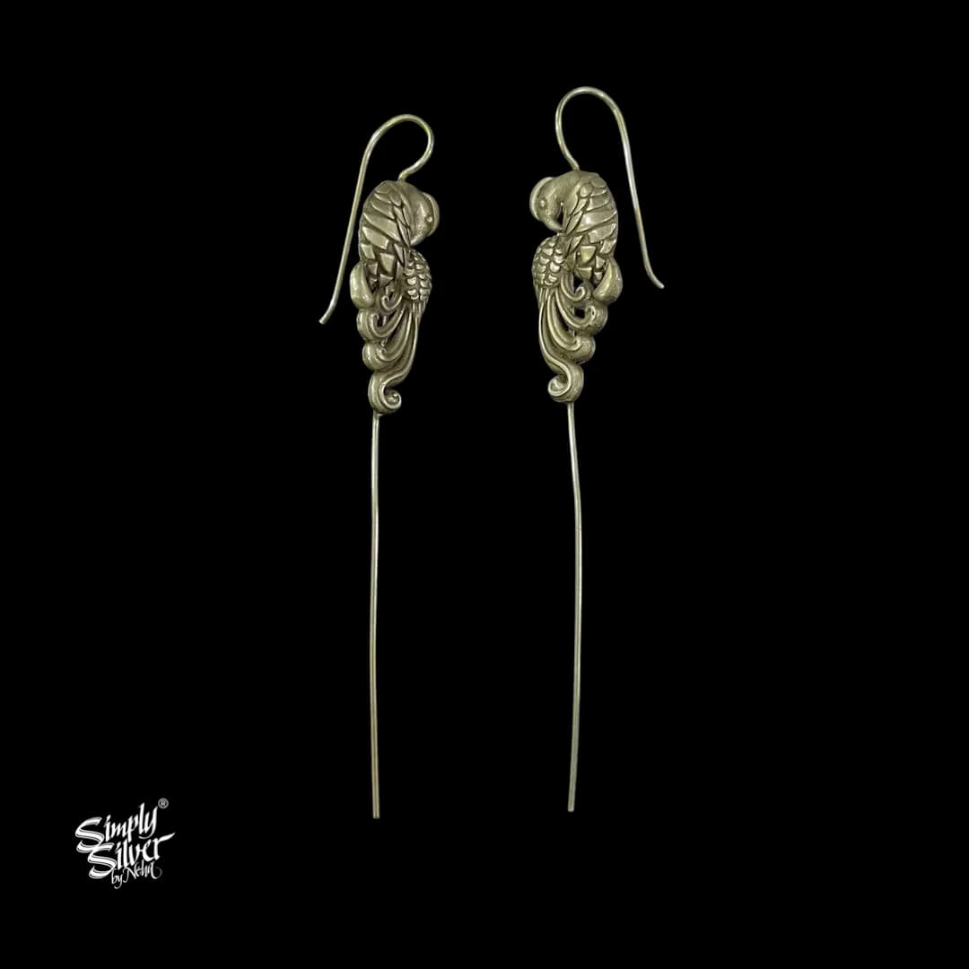 Silver-Peacock-Ear-Cuff-MH6006-1