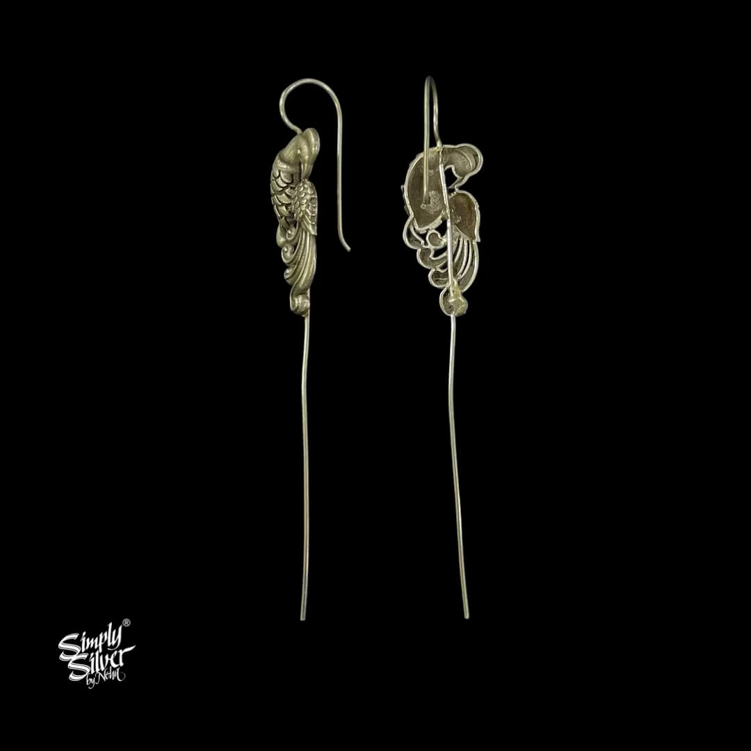 Silver-Peacock-Ear-Cuff-MH6006-2