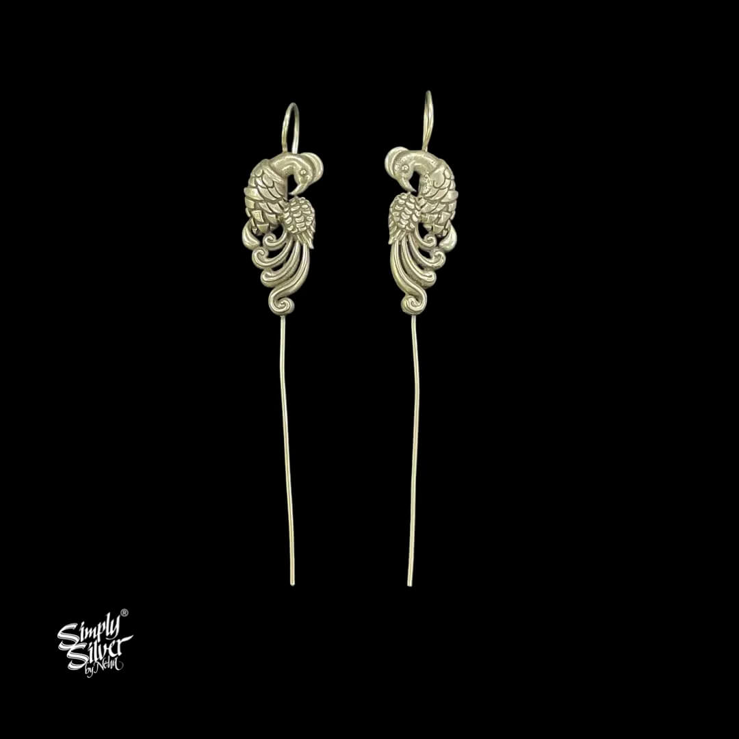 Silver-Peacock-Ear-Cuff-MH6006-3