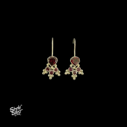 Silver-Red-and-Pink-Stone-Hooks-MH6010-1