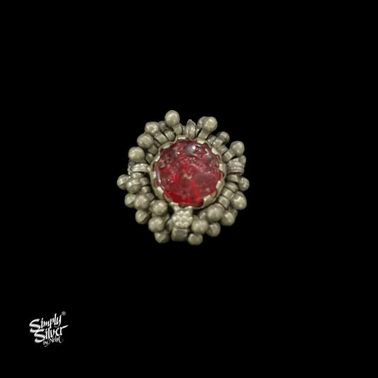 Silver-Small-Ghungroos-and-Red-Glass-Ring-MH6021-2