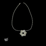 Silver Designer Star Pendant with Chain - MH6087