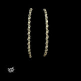 Silver Designer Raised Bangles Pair-MH6090