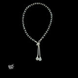 Black Stone Bracelet with AD Stone - MH6155