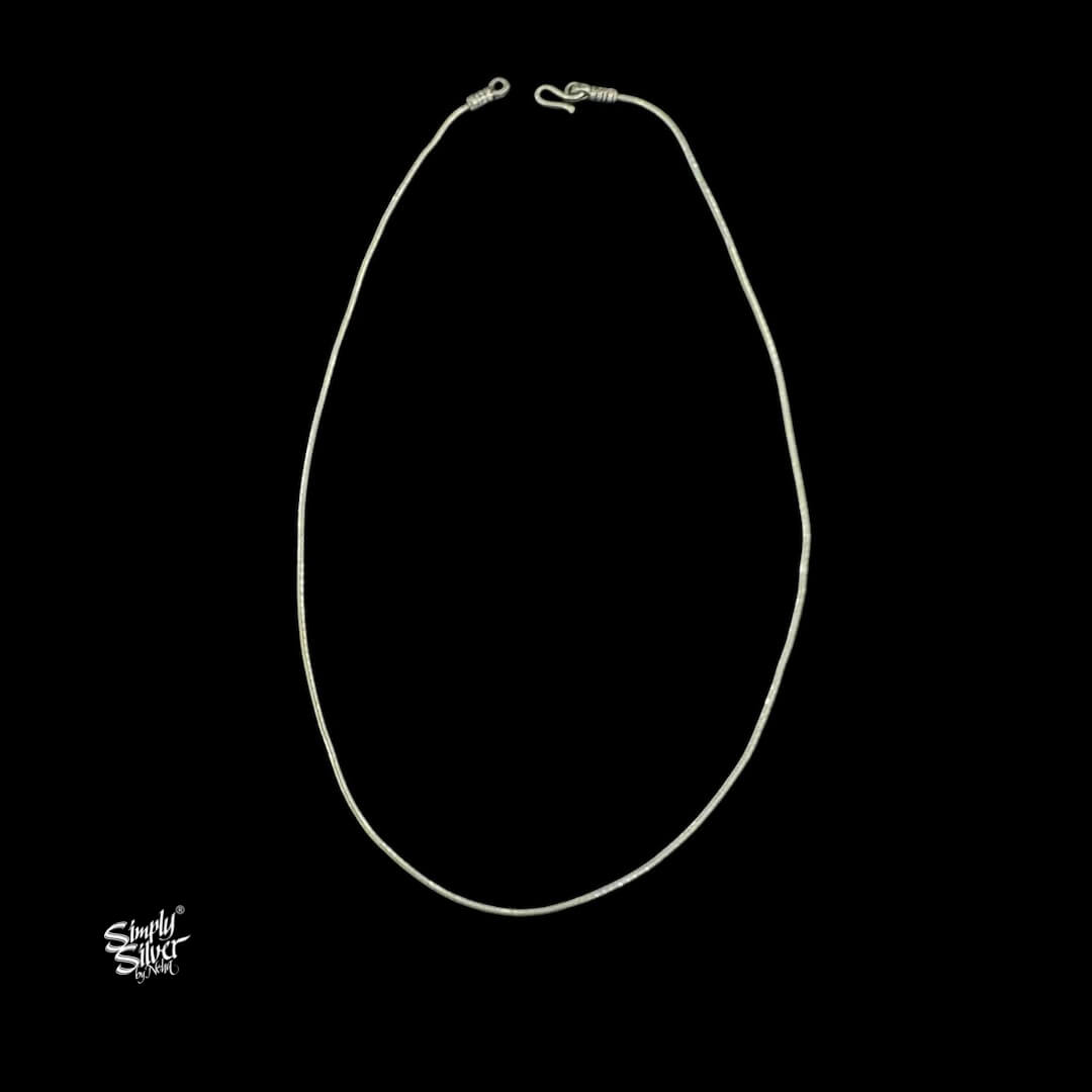 Silver Chain Necklace-1
