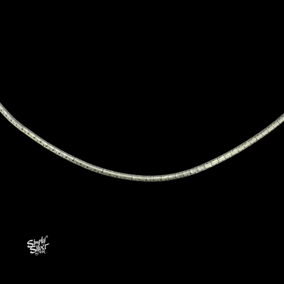 Silver Chain Necklace-2