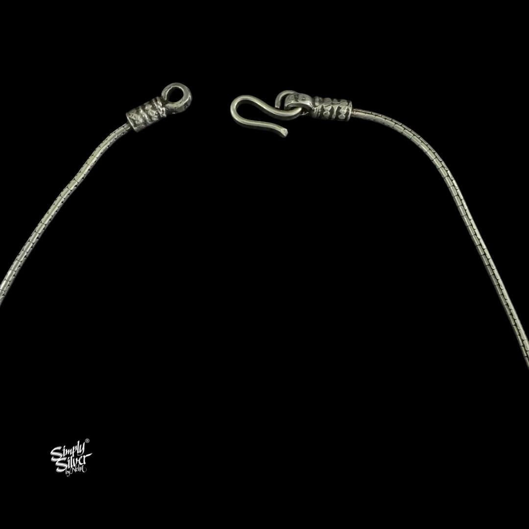 Silver Chain Necklace-3