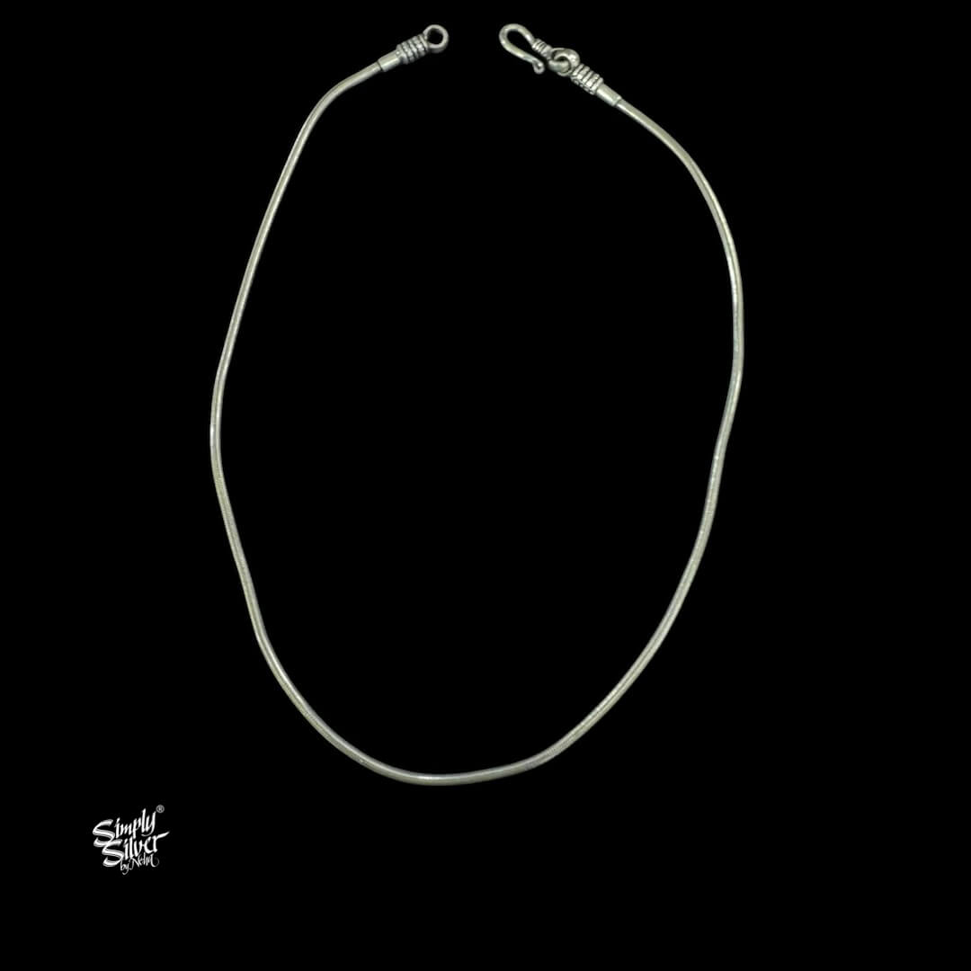 Silver Chain Necklace-1