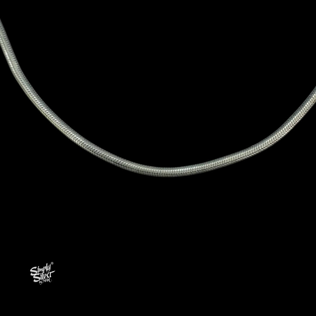 Silver Chain Necklace-2