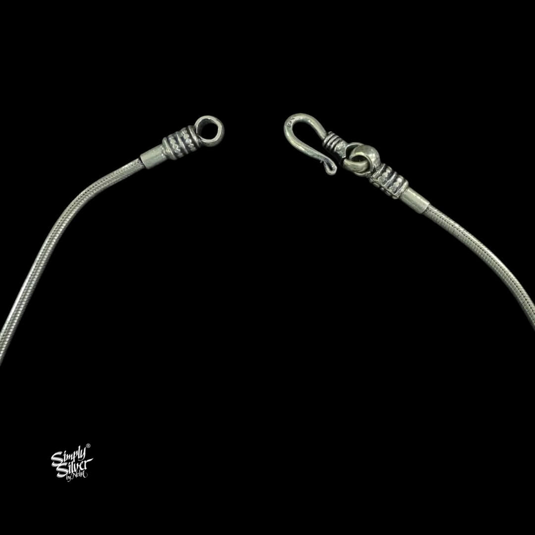 Silver Chain Necklace-3
