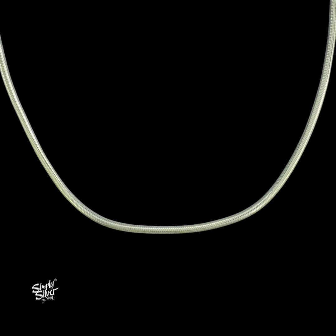 Silver Chain Necklace-2