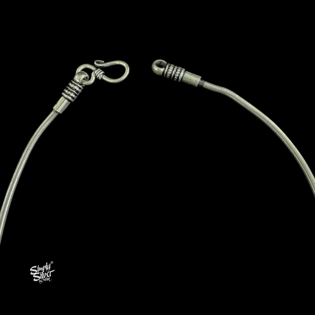 Silver Chain Necklace-3