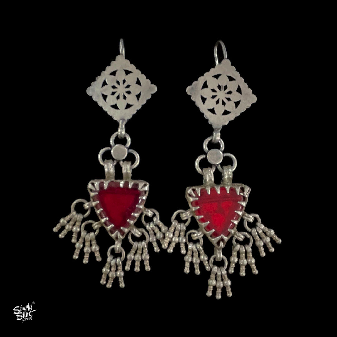 Buy Tribal Glass Earrings - MH1949